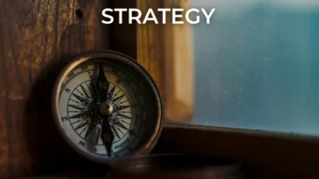Perispec Strategy Sprint concept represented by a vintage compass pointing north, symbolising strategic direction, focus, and purposeful business growth.